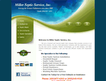 Tablet Screenshot of millerseptic.com